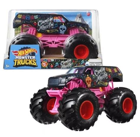 Hot Wheels Monster Trucks Camion De Los Muertos Scale New For