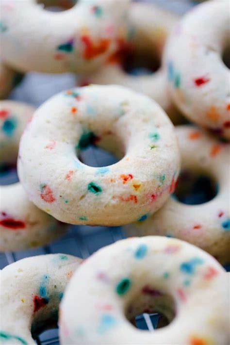 Mini Baked Donuts With Sprinkles Emily Laurae