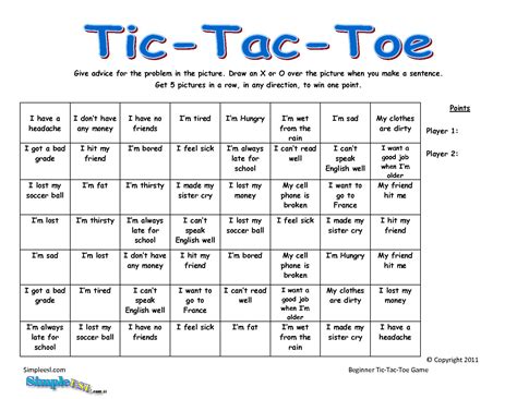 Printable Mental Health Games And Activities