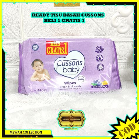 Jual Tissue Basah Cussons Beli Gratis Sheet Baby Wipes Tisu