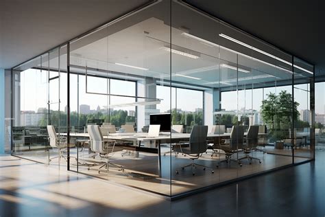 Glass Office Meeting Roomglass Building Graphic By Dreamclub270 · Creative Fabrica