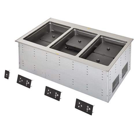 Vollrath FC 6IH 03120 Three Well Modular Induction Drop In Hot Food Well 120V 1590W