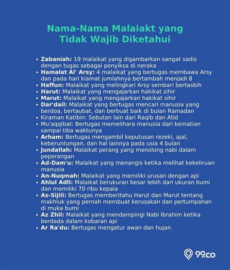 10 Nama Malaikat Dan Tugasnya Dalam Agama Islam