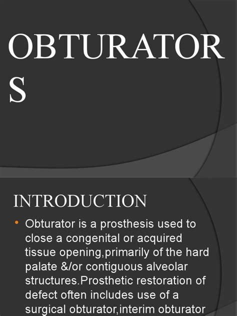 Obturator Tehnology Curs Vi Engl | PDF | Dentistry Branches | Human ...