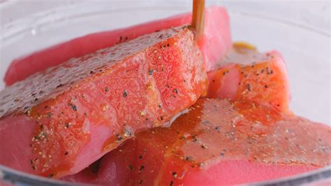 Marinated Seared Ahi Tuna Chew Out Loud