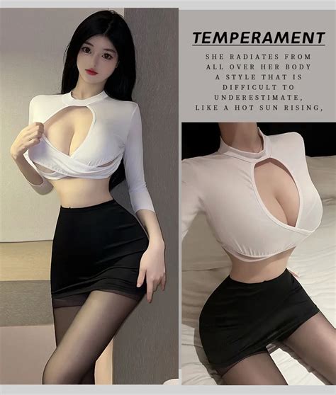 Mature Women Sex Cosplay Secretary Costume Ol Secretary Uniform Exotic Role Play Teacher