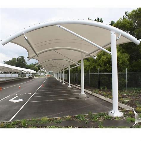 Cloth Modular Membrane Tensile Structures For Vehicle Parking Shed For