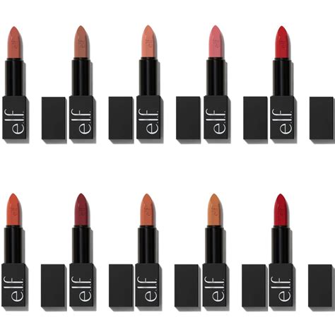 Elf O Face Satin Lipstick Collection Beautiful Shades October