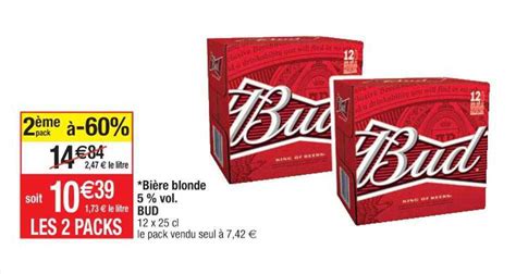 Promo Bi Re Blonde Vol Bud Chez Cora Icatalogue Fr