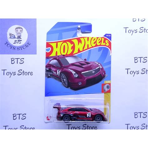 Jual Hot Wheels Cadillac Ats V R Merah Shopee Indonesia