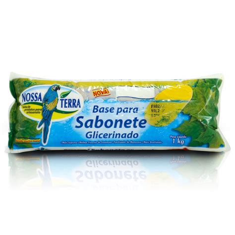Glicerina Base Para Sabonete - Base Glicerinada para Sabonete Glicerina Branca Nossa Terra (1kg ...