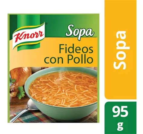 Sopa De Fideos Con Pollo Knorr Gr Mercadolibre