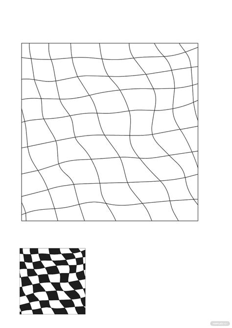Checkered Flag Coloring Page