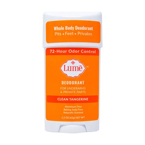 Lume Deodorant Underarms And Private Parts Aluminum Free Baking