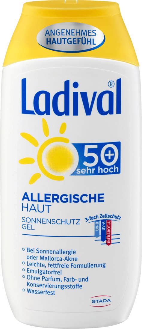 Ladival Sonnenmilch Gel Allergische Haut Lsf Ml Dauerhaft