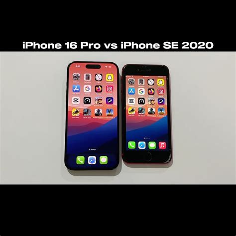 iPhone 16 Pro vs iPhone SE 2020 - Test - YouTube