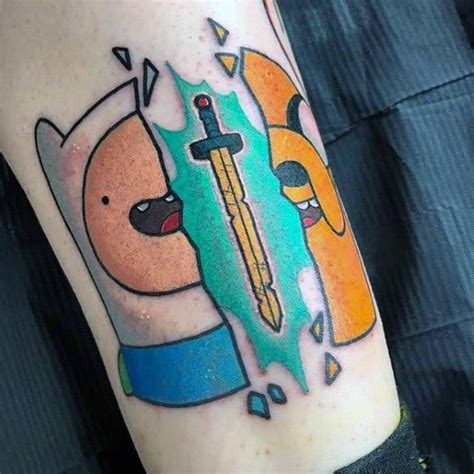 60 Cool Adventure Time Tattoo Designs for Men