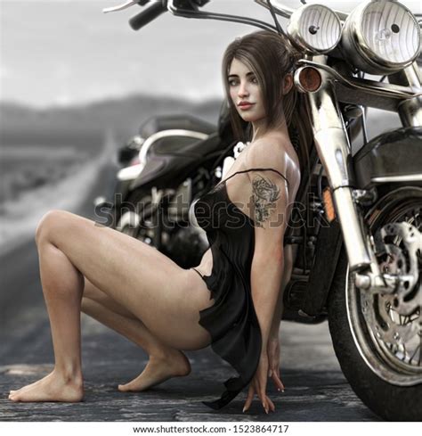 Bikini Motorcycle Over Royalty Free Licensable Stock Illustrations Drawings Shutterstock