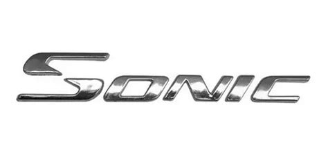 Emblema Trasero Para Chevrolet Letras Sonic