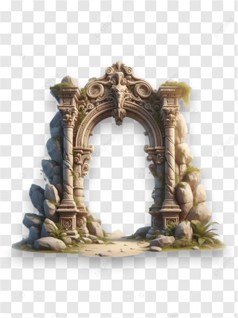 A Large Rock Archway With Transparent Background A Large Rock Archway