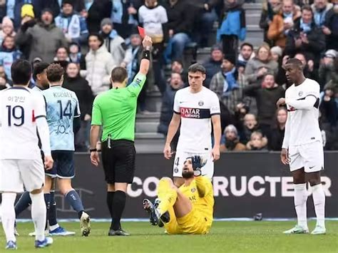 Le Havre Psg Le Verdict Est Tombé Pour Donnarumma Après Son Rouge