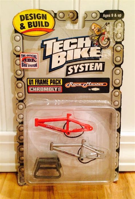 Rare Tech Deck Bmx Dirt Finger Bike System Chromoly U1 Frame Pack Race