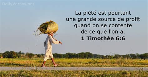 1 Timothée 6 6 Verset de la Bible DailyVerses net