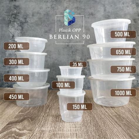 Jual Cup Puding Ml Tempat Selai Gelas Es Krim Slime Sambal Merpati