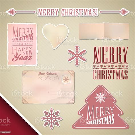 Scrapbooking Set Stock Illustration Download Image Now Abstract