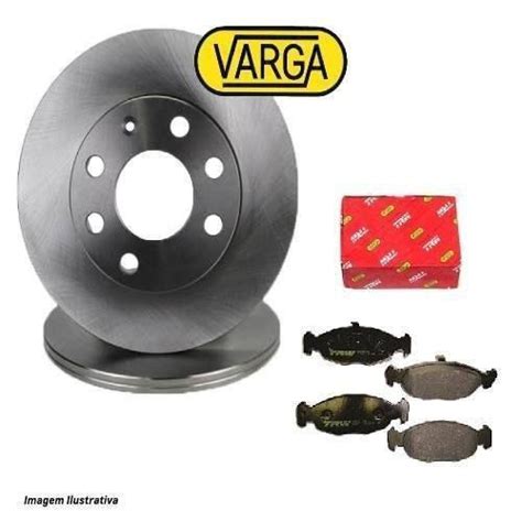 Kit Disco Pastilhas Freio Dianteiro Varga Celta Corsa Classic Prisma