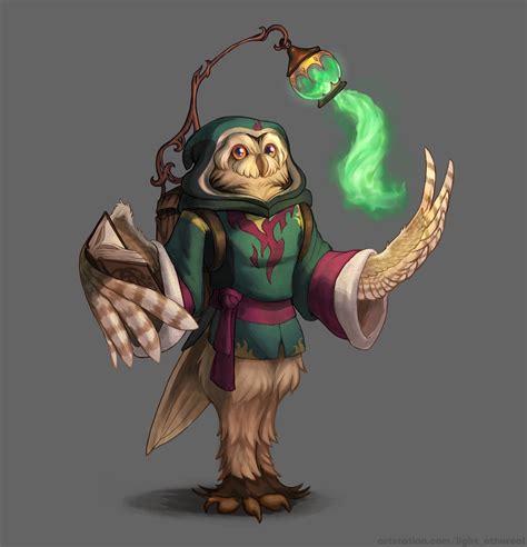 Artstation Owl Druid