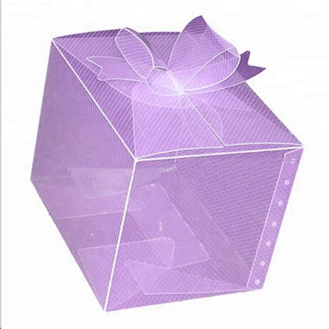 Clear PVC PET Folding Plastic Packaging Box Hoocing Packaging A