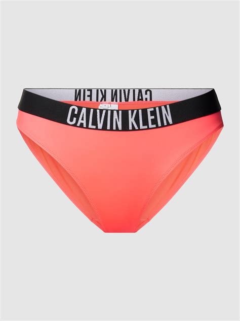 Calvin Klein Underwear Bikini Slip Mit Label Bund Modell Intense Power Rot Online Kaufen