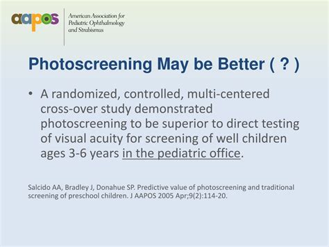 PPT - PEDIATRIC VISION SCREENING PowerPoint Presentation, free download
