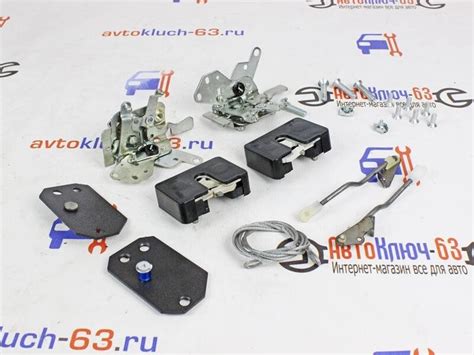 Бесшумные замки для ВАЗ 21214 Лада Нива под стандартные ручки