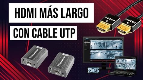 Instalación de Extensión HDMI 50 mts HDMI Extensor Saxxon YouTube