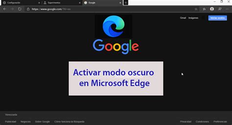 C Mo Activar Modo Oscuro En Microsoft Edge