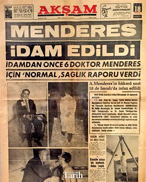 Adnan Menderes In Idam