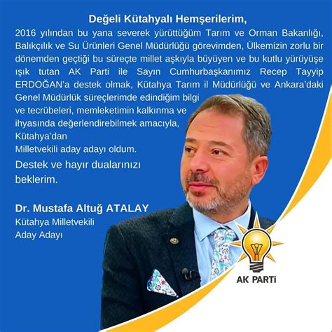 altug atalay aday adayligini acikladi