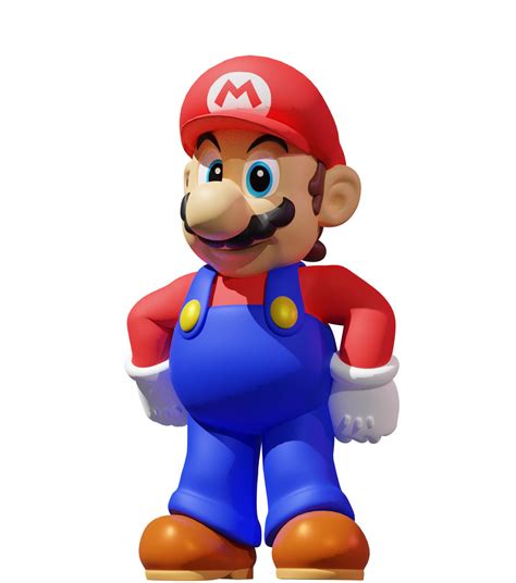 N64 Era Mario Renders Blender 3d Amino