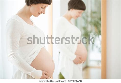 Pregnancy Bump Naked Shutterstock