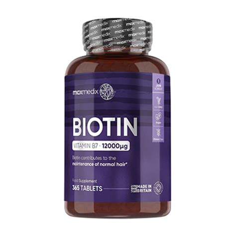 Biotina 12000 µg, 365 compresse - FutuNatura.it