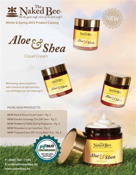 Philip David Company Naked Bee Catalog Winter Spring Page