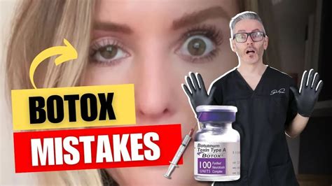 Botox Mistakes Injectors Make Youtube