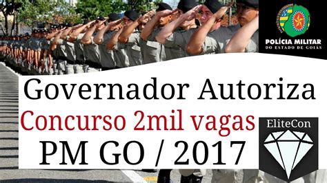 Pm Go Mil Vagas Autorizadas Para Novo Concurso Pelo Governador