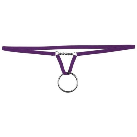 Iixpin Micro String Sexy Homme Ouvert Anneaux G String Tanga Mini Bikini Ficelle Underwear