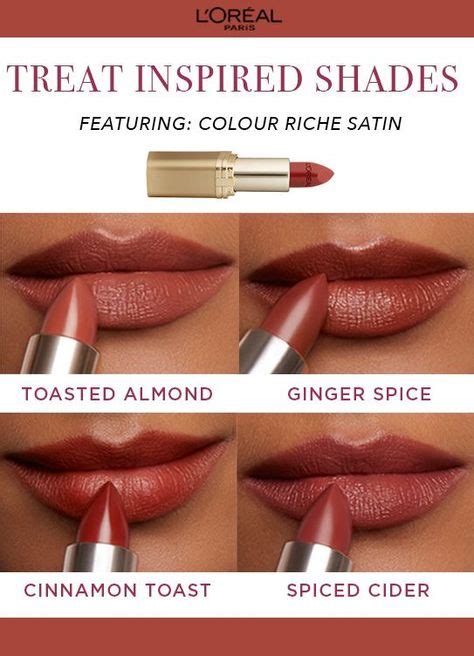 Loreal Lipstick Colors Chart