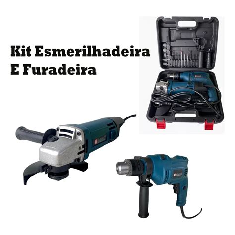 Kit Furadeira De Impacto E Parafusadeira W Lixadeira