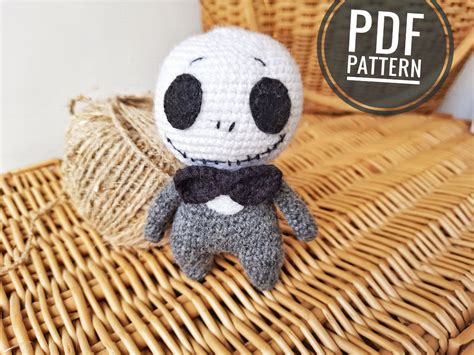 Amigurumi Skeleton Doll Crochet Pattern The Nightmare Befor Inspire