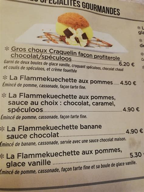 Menu At Le Comptoir Du Malt Restaurant Saint Aubin Sur Scie